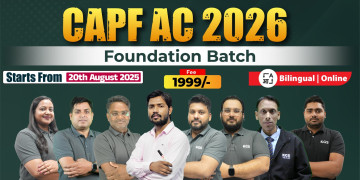 CAPF AC 2026  Foundation Batch